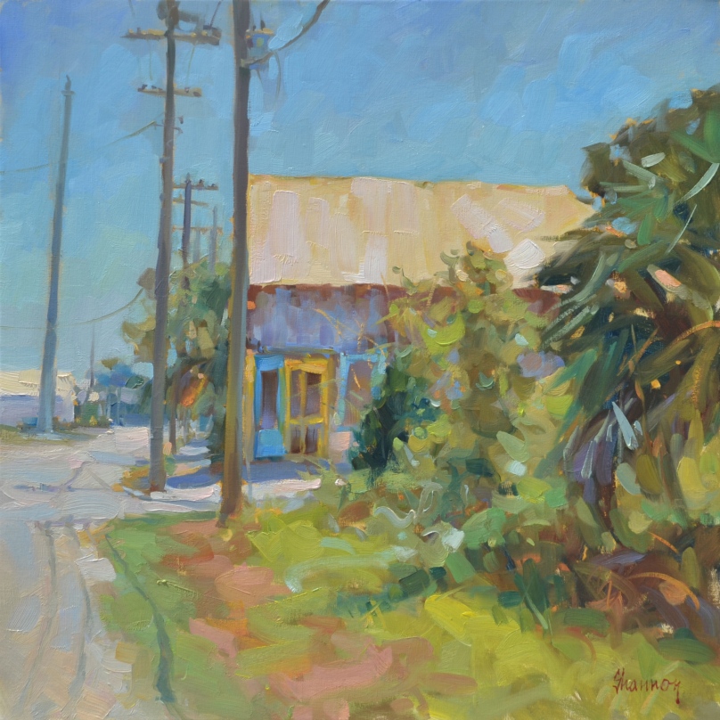 "Rustic Rendezvous" by Shannon Smith Hughes 24x24 o/l