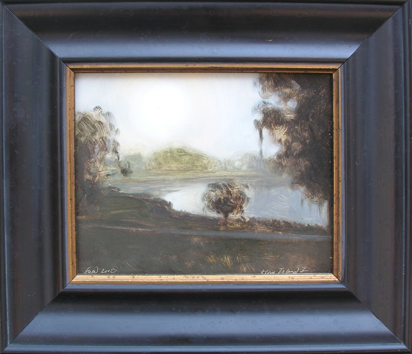 Avery Island, II Gary Grier oil on panel, 13x15 framed retail price $1,200 starting bid $400